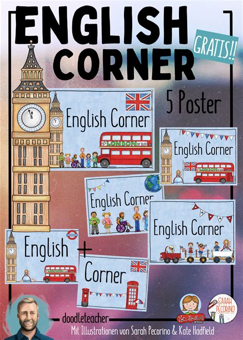 English Corner Poster Unterrichtsmaterial Im Fach Englisch