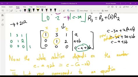 Gaussian Elimination Method Lec 3 Youtube