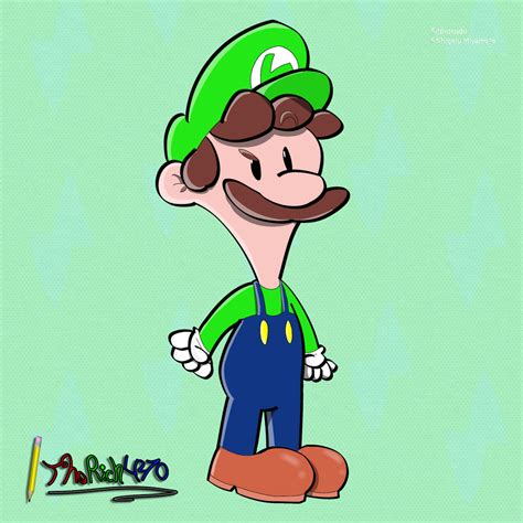 Paper Luigi By Rich4270 On Deviantart