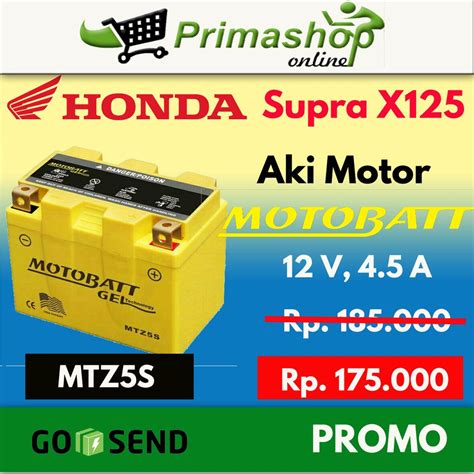 Harga Aki Gs Motor Supra X 125 Roda2part