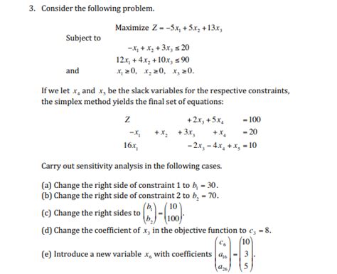 Solved 3 Consider The Following Problem Maximize