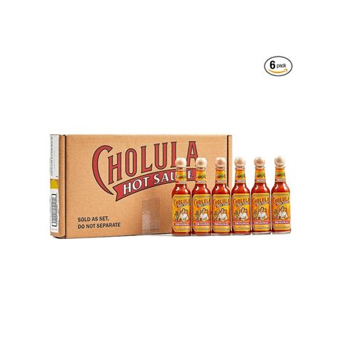 6 Pack 5oz Cholula Original Hot Sauce Multipack Pzdeals