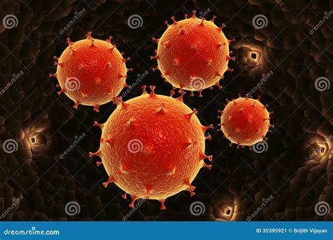 3d Render Virus Stock Illustration Illustration Of Medical 35395921