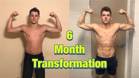 6 Month Body Transformation Calisthenics Youtube