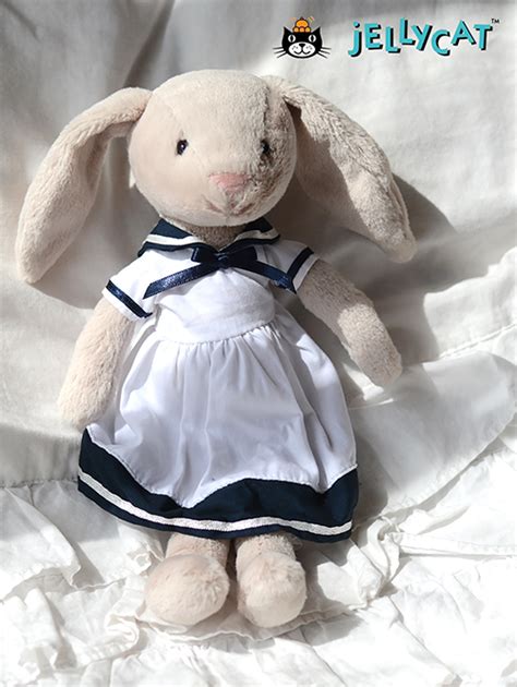 Jellycat Lottie Bunny Sailing Etoffe