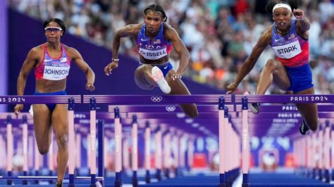 Masai Russell Takes Gold In Meter Hurdles Montgomery Community Media