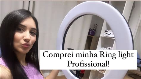 Ring Light Polegadas Cm W Iluminador Para Foto E V Deos Youtube