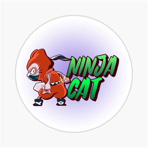 Ninja Cat Stickers | Redbubble