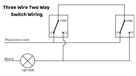 How To Do A 2 Way Switch Wiring Diagram