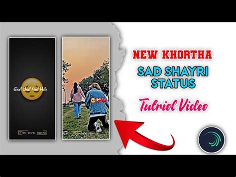 Khortha Song Lofi Status Video Editing Alight Motion Khortha Sad