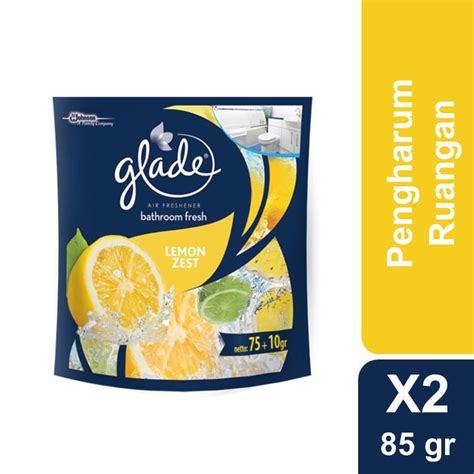 Jual Glade Bathroom Air Freshener Lemon Zest Refill X Gr Shopee