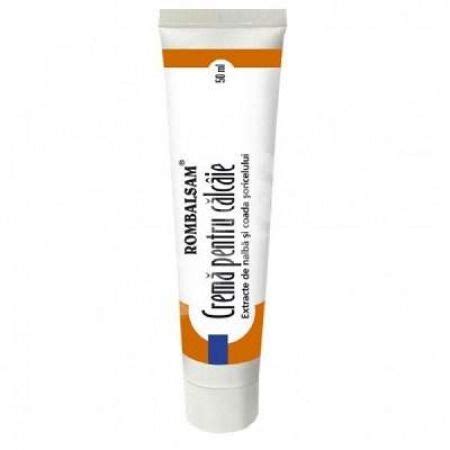 Crema Rombalsam Pentru Calcaie 50 Ml Omega Pharma Farmacia Tei Online