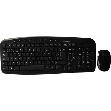 Kit de teclado y mouse vorago km 303 inalámbrico negro español