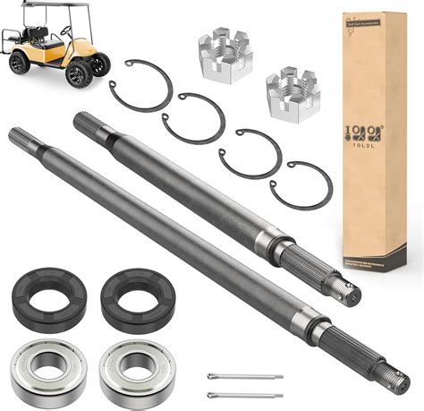 Amazon L L Golf Cart Rear Axle Shaft With Bearing Seal Kit For