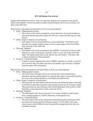 1 2 SCS Activity SCS 100 Module One Activity Replace The Bracketed