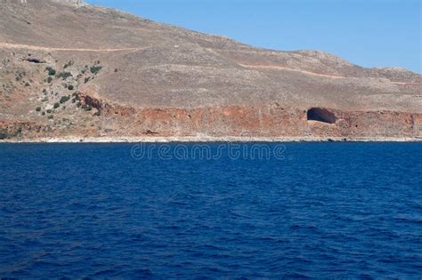 Viaje En Barco A La Isla De Balos En Creta Grecia Imagen De Archivo