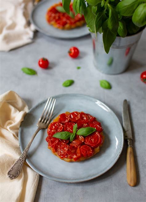 Tatins De Tomates Cerises Au Balsamique Et Basilic Les Gourmandises