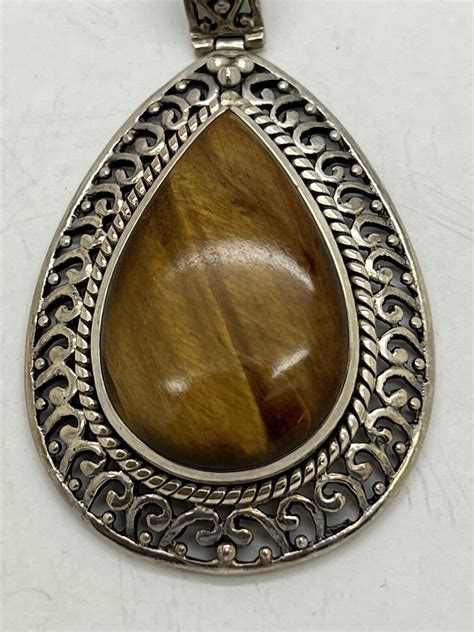 Doug Paulus Dp India Sterling Silver Tigers Eye Gem