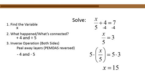 How To Do 2 Step Equations With Fractions