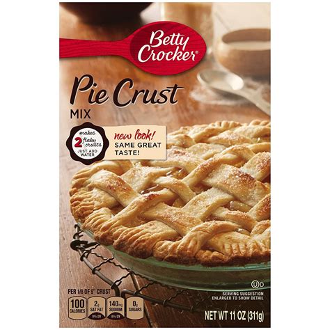 Betty Crocker Pie Crust Mix 11oz Box Pack Of 6