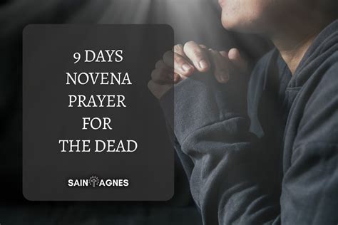 9 Days Novena Prayer For The Dead Catholic Prayer