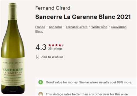 Domaine Girard 2021 Sancerre La Garenne