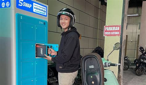 Produsen Baterai Motor Listrik Swap Raih Pendanaan Juta