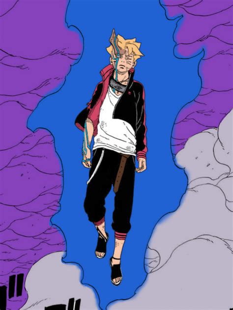 I Colored A Manga Panel Of Borushiki Hope You Enjoy Rboruto