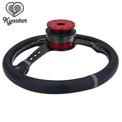 KYOSTAR Carbon Fiber Steering Wheel Quick Release Control Hub Real