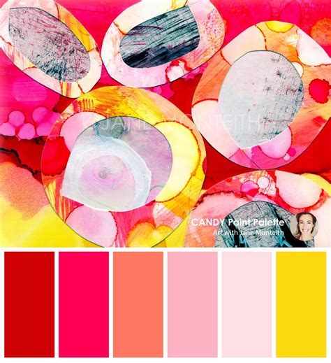 A bold and vibrant colour palette from the original art by Jane ...