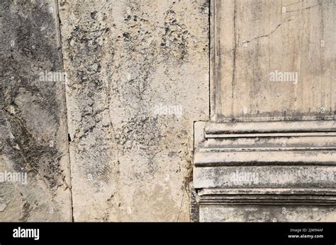 Neoclassical Architectural Detail Of The Hellenic Parliament Facade In