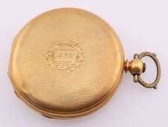 Antique K Gold J M French Royal Exchange London Pocket Watch Gtw