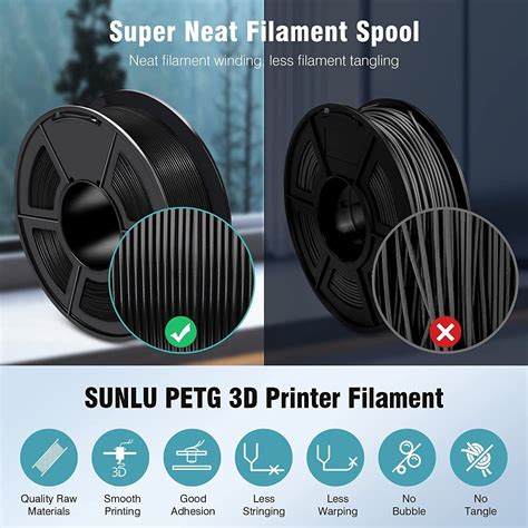 Sunlu Pla Petg Pla Abs Kg Kg Tpu Filament D Imprimante D Mm