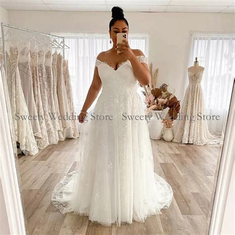 Jiayigong Robe De Mariée Personnalisée En Dentelle Grande Taille