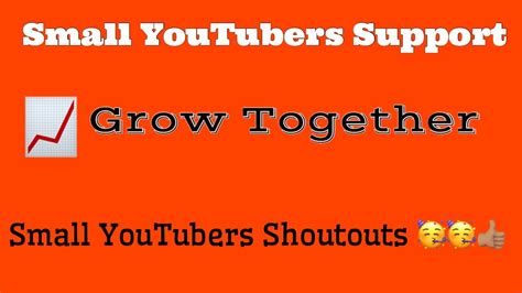 Small Youtuber Support Calling All Small Youtubers 2020comment Below