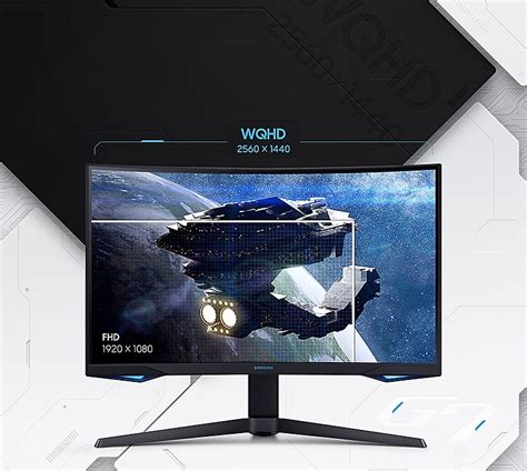 Samsung Odyssey G7 27 Wqhd 240hz 1ms Gtg Curved Va Led G Sync Gaming Monitor Lc27g75tqsnxza