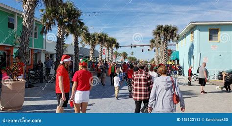 Christmas Eve in Cocoa Beach Fl Editorial Photography - Image of surf ...