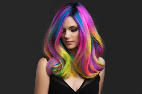 Rainbow Hair Styles To Look Like A Unicorn