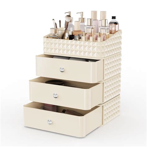 Amazon Rosoenvi Makeup Organizer For Vanity Stackable Cosmetics