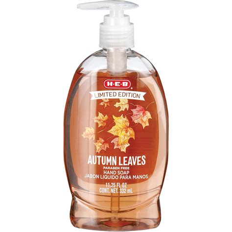 H E B Limited Edition Liquid Hand Soap Autumn Leaves Shop Hand