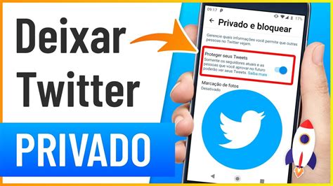 Como PRIVAR O TWITTER 2022 Deixar O Twitter Privado Pelo Celular E