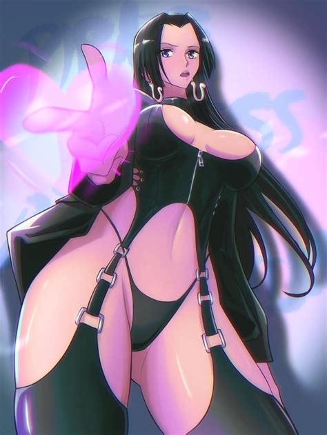 Rule 34 1girls Bikini Bottom Black Hair Boa Hancock Breasts Apart Female Female Only Latex