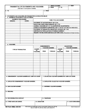 Fillable Online Dtic Dd Form Transmittal Of Statements And