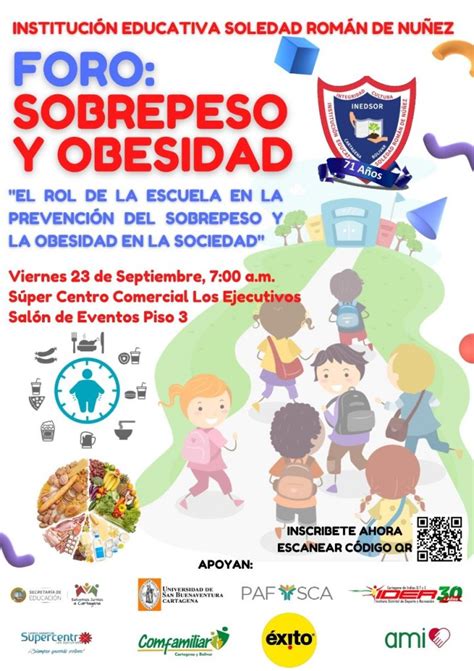 Foro Sobrepeso Y Obesidad “el Rol De La Escuela En La PrevenciÓn Del Sobrepeso Y Obesidad En La