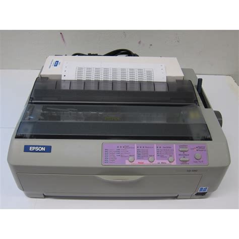 Epson Lq 590 Dot Matrix Printer Shopee Thailand