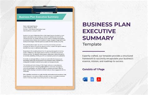 Business Plan Templates In Word Business Plan Examples Word Document