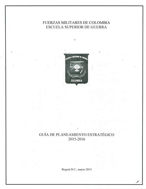 Fuerzas Militares De Colombia Escuela Superior De