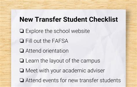 A Checklist for New Transfer Students | Best Colleges | US News