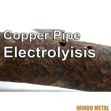 Copper Pipe Electrolysis Corrosion Causes Brass Tubes Copper Pipes