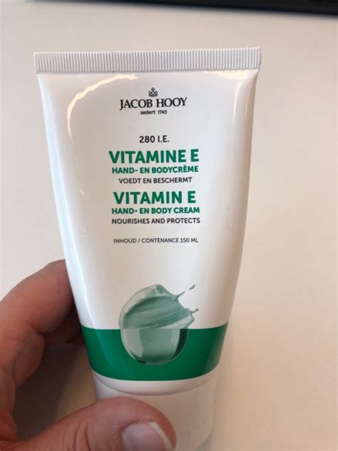 Jacob Hooy Vitamine E Hand En Bodycreme Tube Ml Inci Beauty